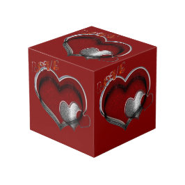 Heart Magic Red Foto Cube Würfel