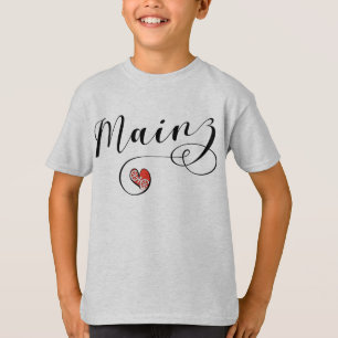 Heart Mainz Flag, I Liebe Mainz, Meenz T-Shirt