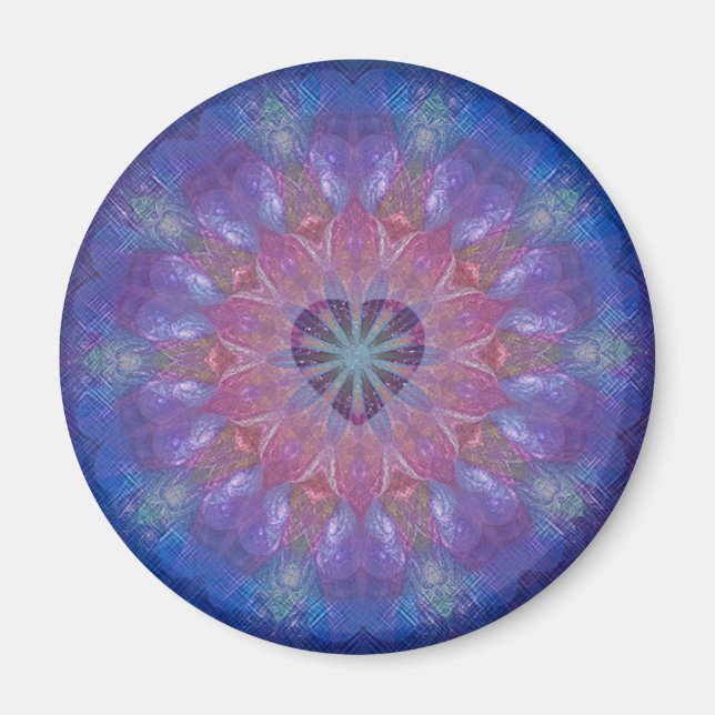 Heart Mandala Magnet (Vorne)