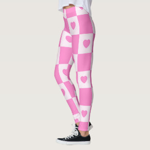 Heart Modern Pink Liebe Collection Leggings