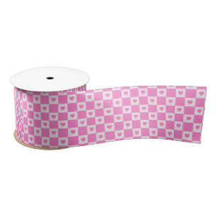 Heart Modern Pink Liebe Collection Satinband