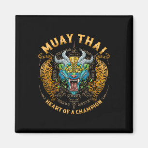 Heart Of A Champion - Kickboxen und Muay Thai Lio Magnet