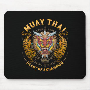 Heart Of A Champion - Kickboxen und Muay Thai Lio Mousepad