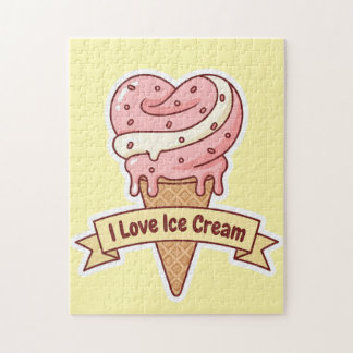 Heart of Sweetness: I Love Ice Cream Puzzle