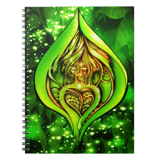 Heart of the Jungle Notebook Notizblock (Vorderseite)