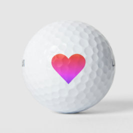 Heart Ombré Valentine's Day 4Jason Golfball