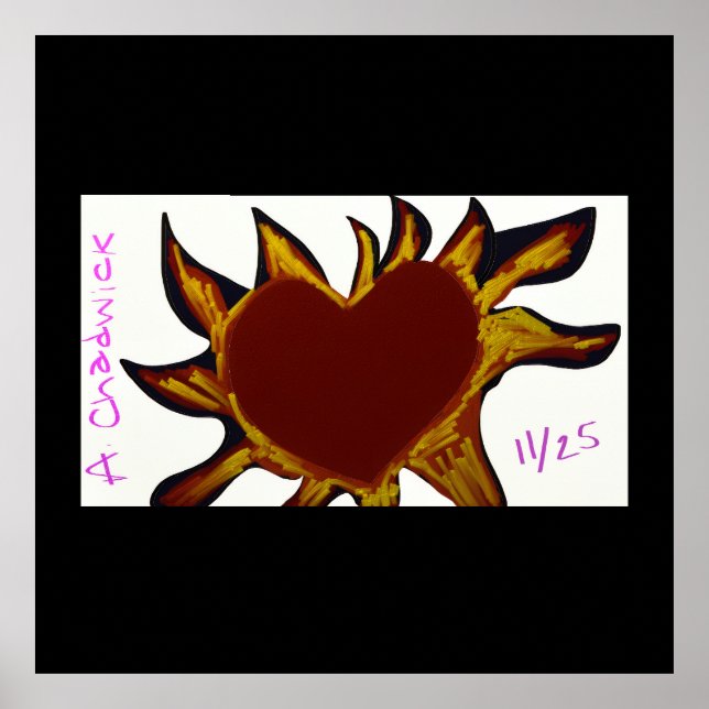 Heart on Fire Poster (Vorne)