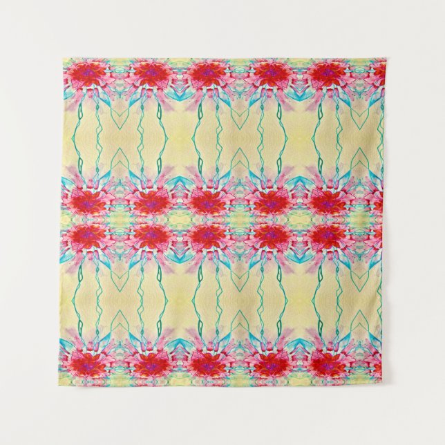 Heart on Fire Tapestry Wandteppich (Vorderseite)