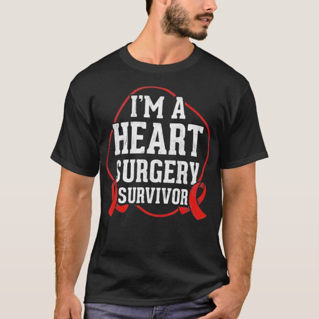 Heart Operation Survivor Open Heart Operation Hear T-Shirt (Vorderseite)