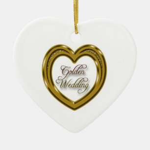 Heart Ornament zum 50. Geburtstag