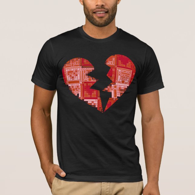 Heart Puzzle Art Deko T - Shirt (Vorderseite)