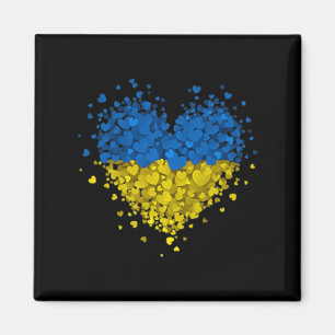 Heart Puzzle Ukraine Liebe Ukraine Ukrainische Fla Magnet