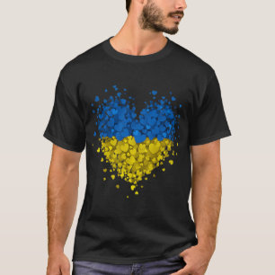Heart Puzzle Ukraine Liebe Ukraine Ukrainische Fla T-Shirt