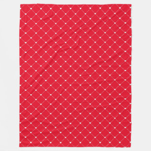 Heart Raute Red Fleece Blanket