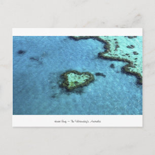 Heart Reef - Australien Postkarte