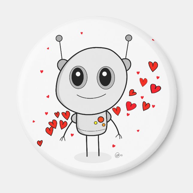Heart Robot - Magnet (Vorne)