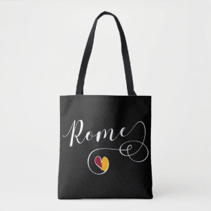 Heart Rome Flaggen Lebensmitteltasche, Italienisch