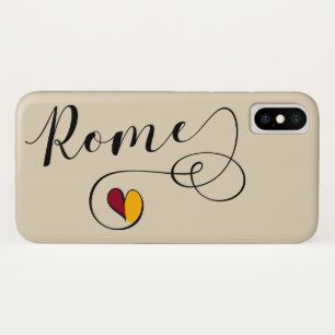 Heart Rome Mobile Phone Case, Italien Case-Mate iPhone Hülle