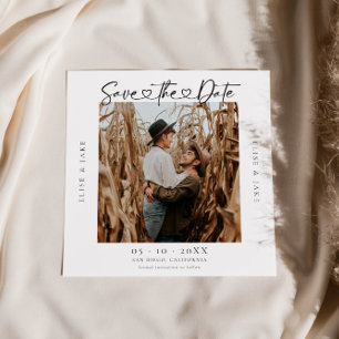 Heart Schriftart Wedding Foto Save The Date