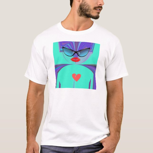 Heart Selfie T-Shirt (Vorderseite)