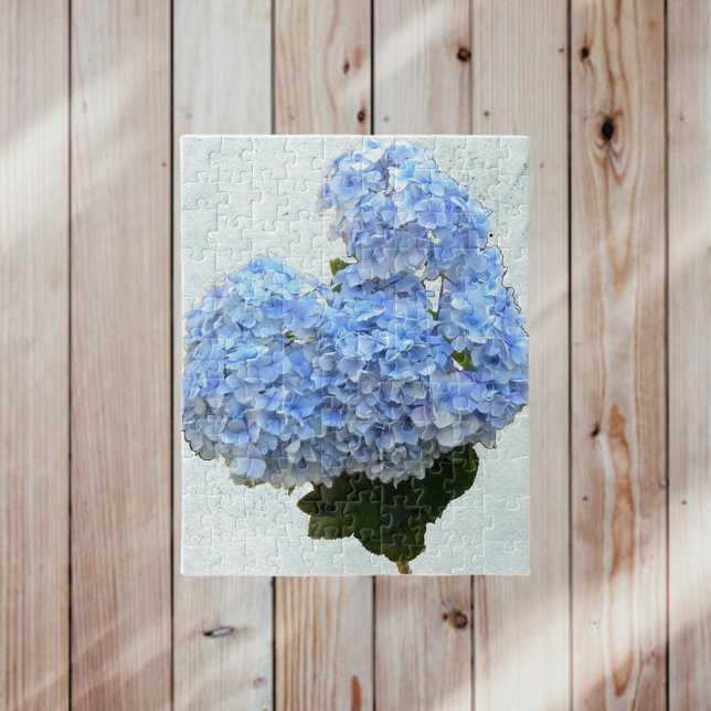 Heart Shape Blue Hydrangea Puzzle (Von Creator hochgeladen)