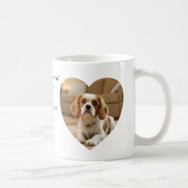 Heart-Shaped Dog Design – “Happiness on Four Paws” Kaffeetasse