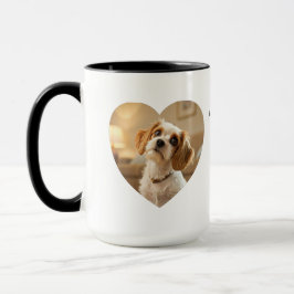 Heart-Shaped Dog Design – “Happiness on Four Paws” Tasse