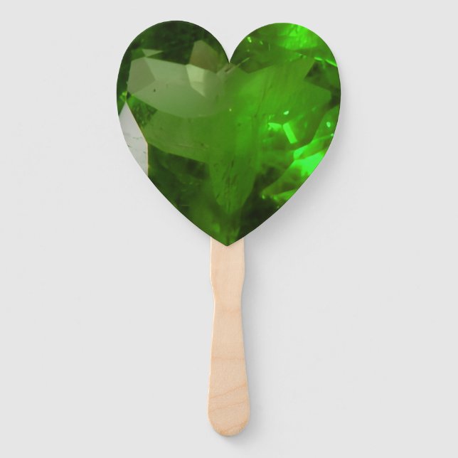 Heart‑Shaped Emerald Fächer (Vorderseite)