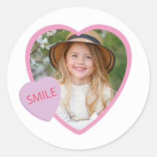 Heart Shaped Foto Valentine Sticker
