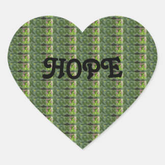 Heart-Shaped Hope Sticker für chronische Erkrankun