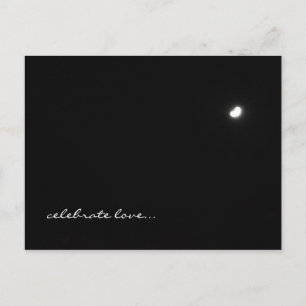Heart Shaped Moon Postkarte