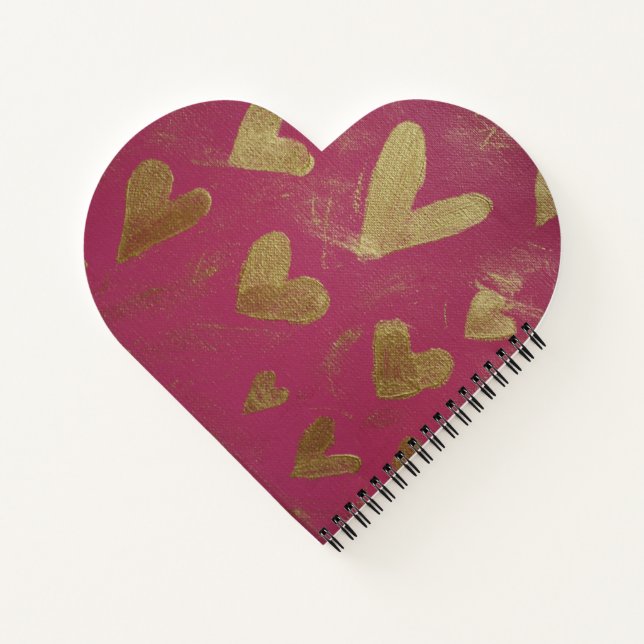 Heart Shaped Notebook Notizbuch (Rückseite)