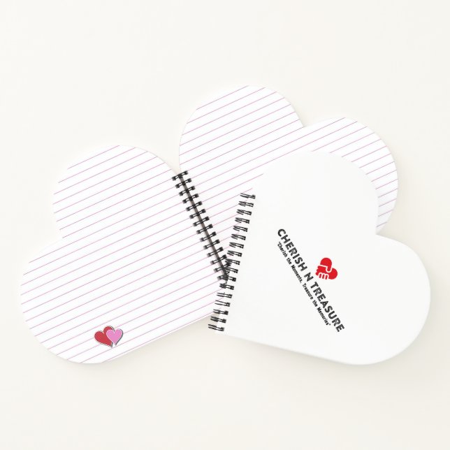Heart Shaped Notebook Notizbuch (Innenseite)