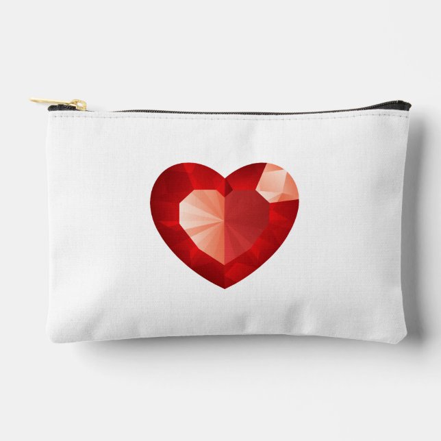 Heart Shaped Pencil Case Zubehörtasche (Vorderseite)