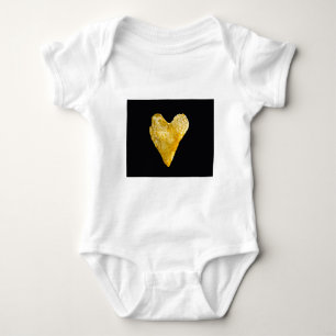 Heart Shaped Potato Chip Baby Strampler