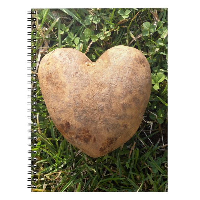 Heart Shaped Potato Notizblock (Vorderseite)