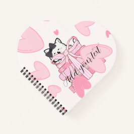 Heart Shaped Spiral Notebook – Customize Your Love Notizbuch