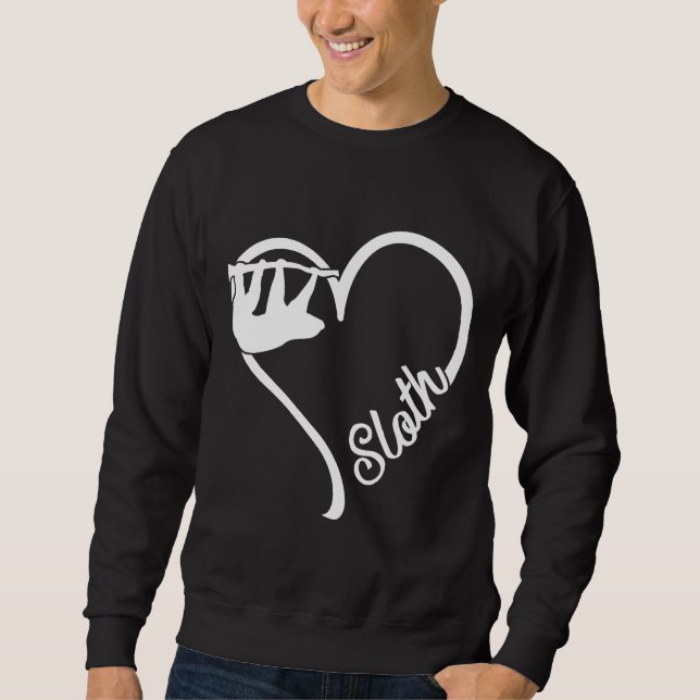 Heart Sloth Sweatshirt (Vorderseite)