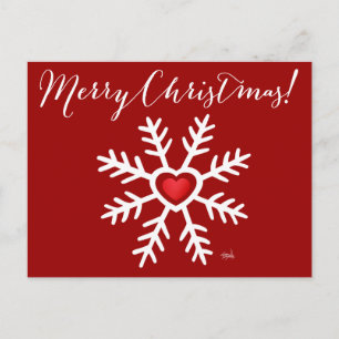 Heart Snowflake Weihnachten Beere