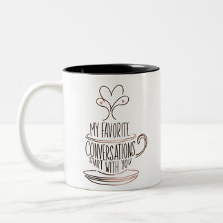 Heart Steam Coffee Mama - Zeitloser Muttertag ArT Zweifarbige Tasse