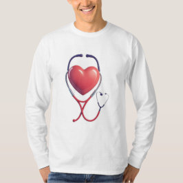 Heart Stethoscope Love Sweatshirt T-Shirt