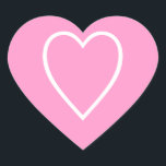 Heart Stickers<br><div class="desc">Herzsticker in Rosa/Weiß.</div>