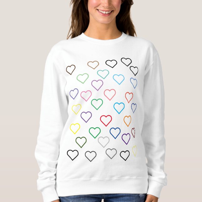  heart sweatshirt (Vorderseite)
