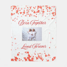 Heart Theme Twin Fleecedecke