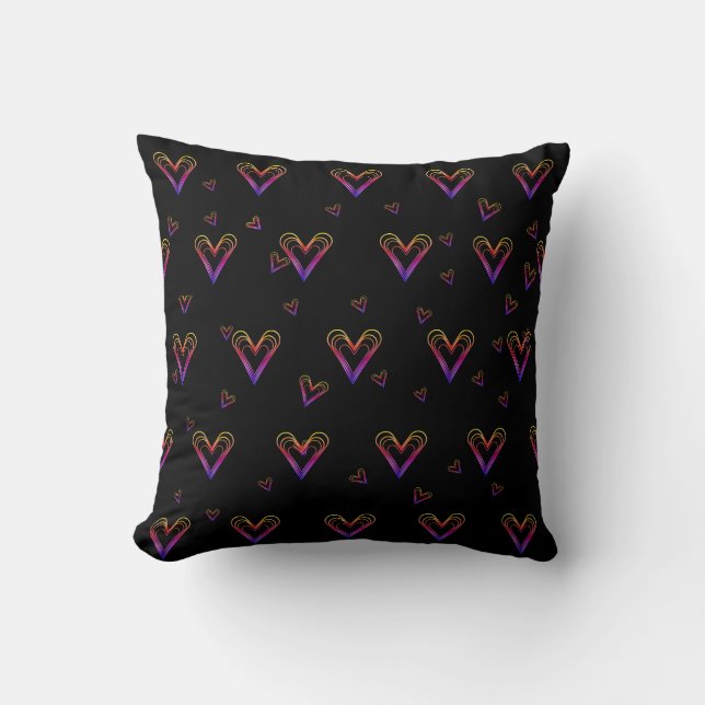 heart Throw Pillow Kissen (Vorderseite)