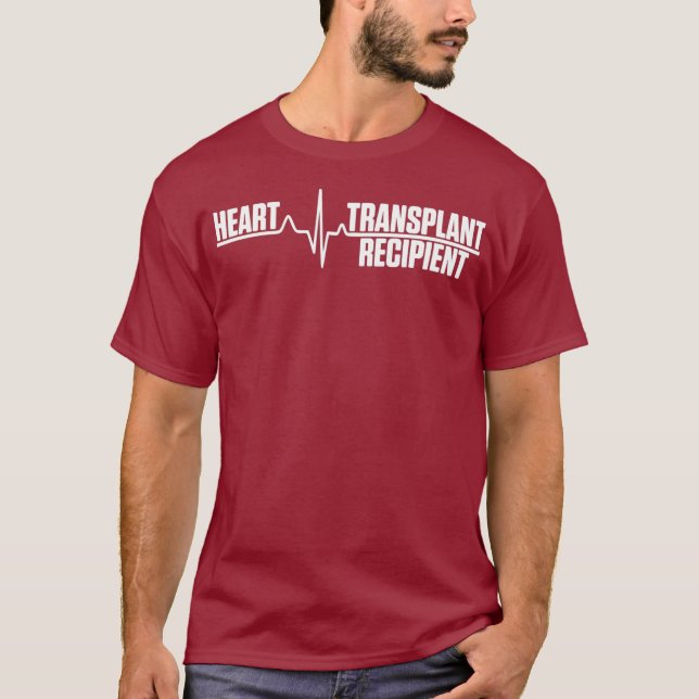 Heart Transplant Recipient Heartbeat Surgery T-Shirt (Vorderseite)