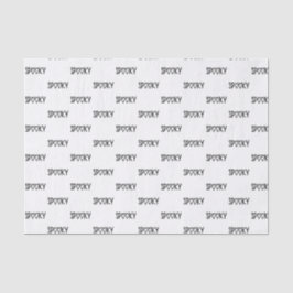 Heart Typography spooky Seidenpapier