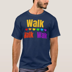 Heart Walk Indoor Walking Outdoor Walk at Home Pou T-Shirt