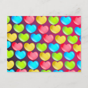 Heart Wallpaper Postkarte