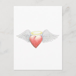 Heart Wing Halo Postkarte